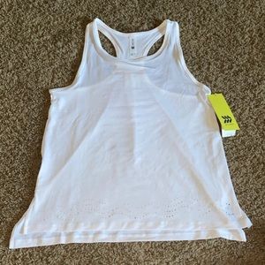 All in motion white Tank Top